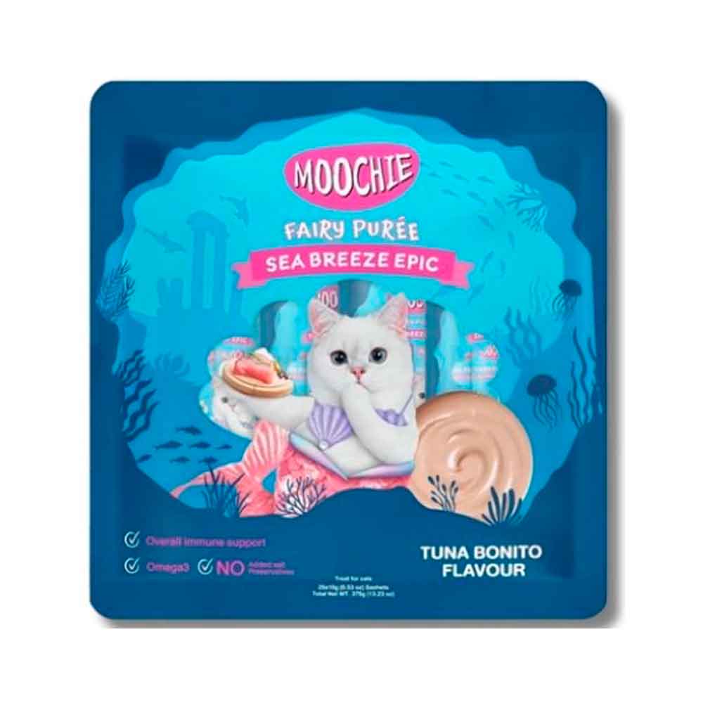Moochie Kedi Ödülü Ton Palamut Balığı Aromalı Krema 25 x 15 Gr